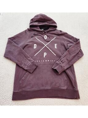 Dope Snow Cozy II Fleece Hoodie Mens Size Large MMIX Pullover Snowboard Ski Warm